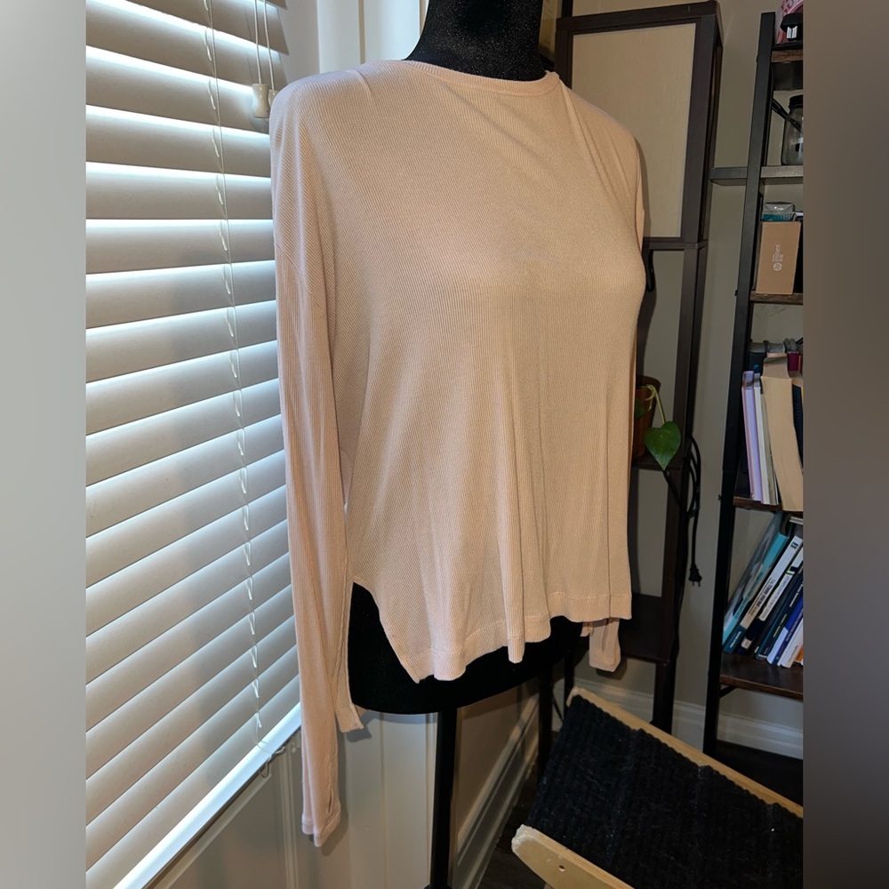 All in Motion | Ribbed Long Sleeve Top | XS